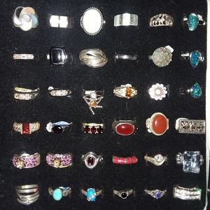 Beautiful! Solid Sterling Silver 925 Rings